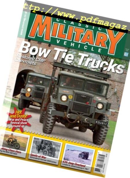 Classic Military Vehicle – September 2018 Cover