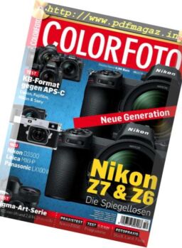 ColorFoto – Oktober 2018