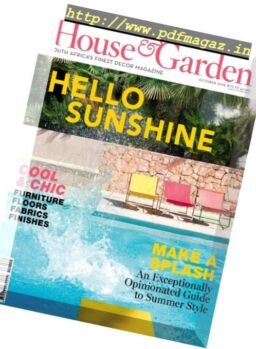 Conde Nast House & Garden – October 2018