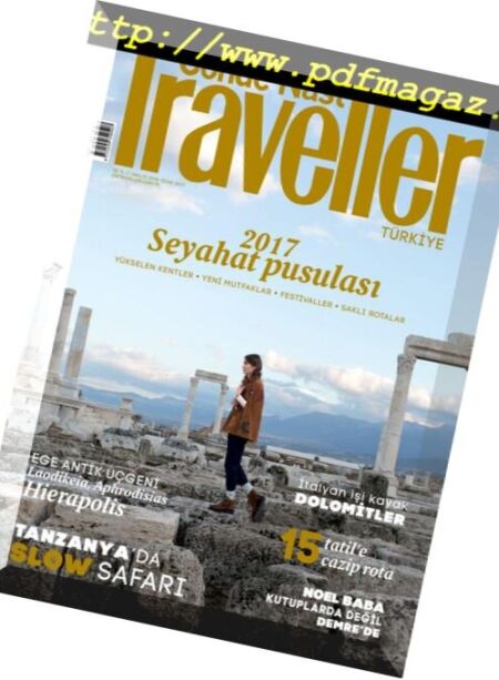 Conde Nast Traveller Turkey – Aralik 2016 Cover