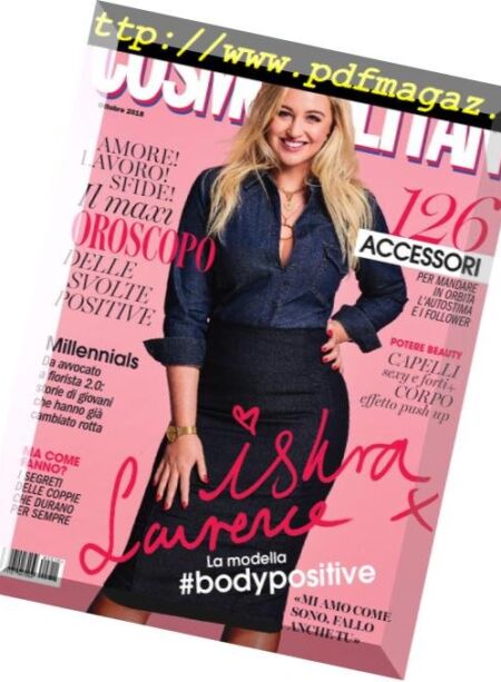 Cosmopolitan Italia – Ottobre 2018 Cover