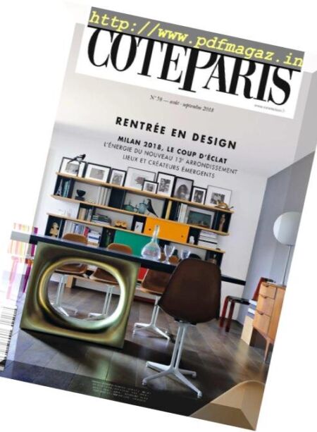 Cote Paris – aout 2018 Cover