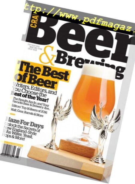 Craft Beer & Brewing – December-January 2016 Cover