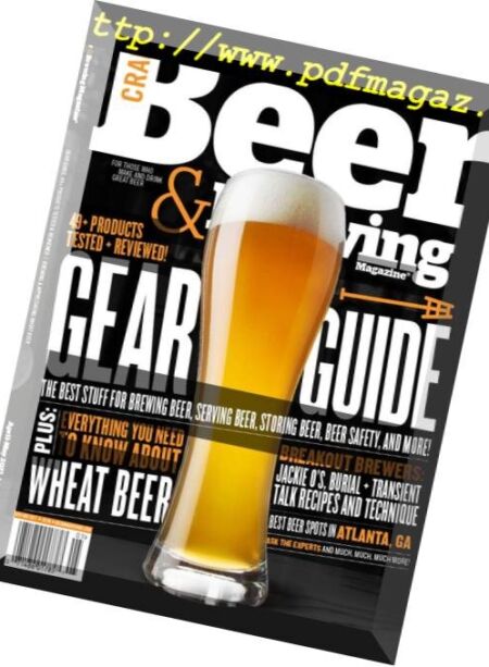 Craft Beer & Brewing – May-June 2017 Cover