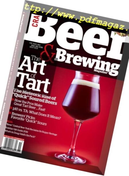Craft Beer & Brewing – September-October 2016 Cover