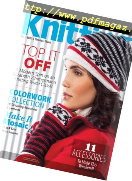 Creative Knitting – September 2015 Cover