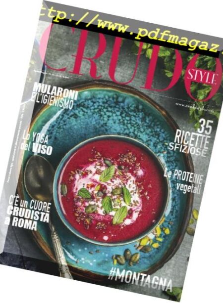 Crudo Style – Aprile-Maggio 2018 Cover