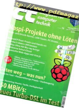 c’t Magazin – 1 September 2018