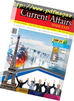 Current Affairs Made Easy – January 2016
