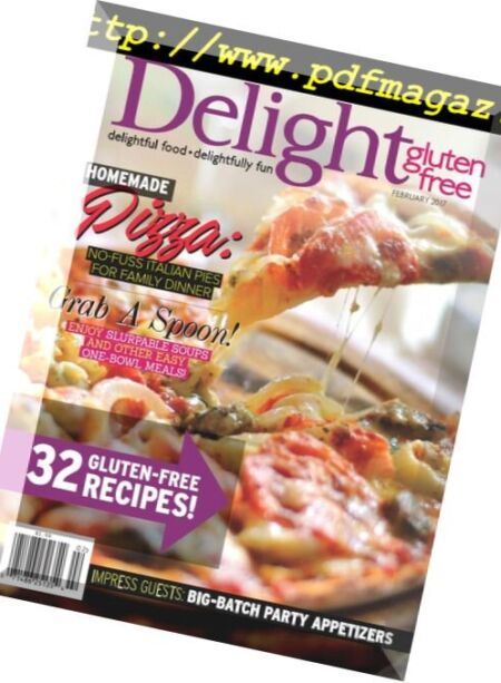 Delight Gluten Free – February 2017 Cover
