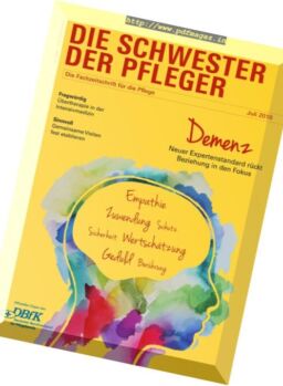 Die Schwester Der Pfleger – Juli 2018