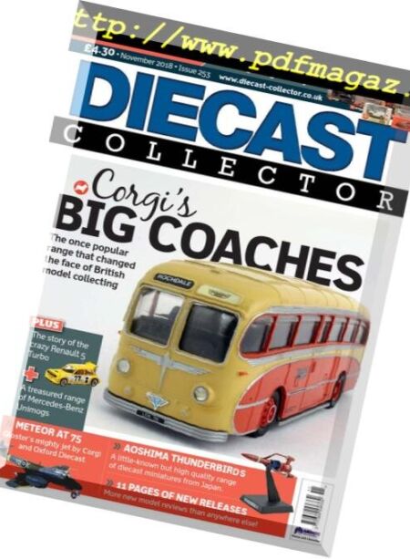 Diecast Collector – November 2018 Cover