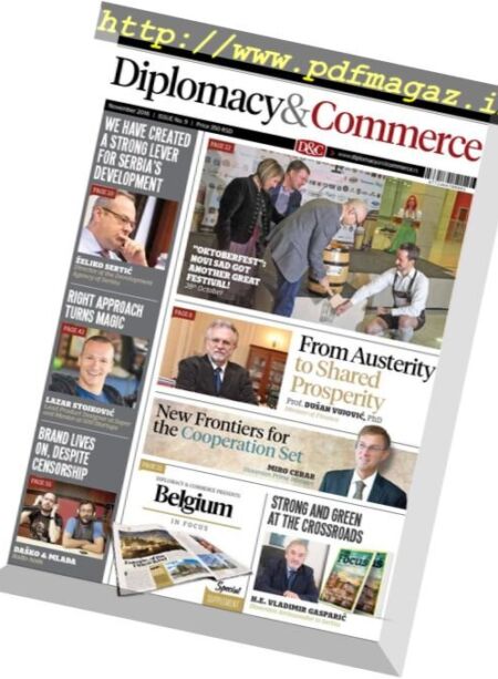 Diplomacy and Commerce – November 2016 Cover