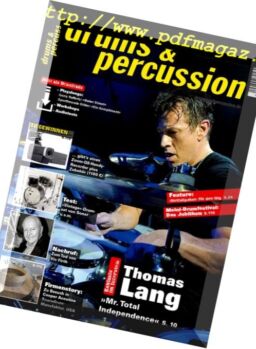 Drums Percussion – September-Oktober 2015