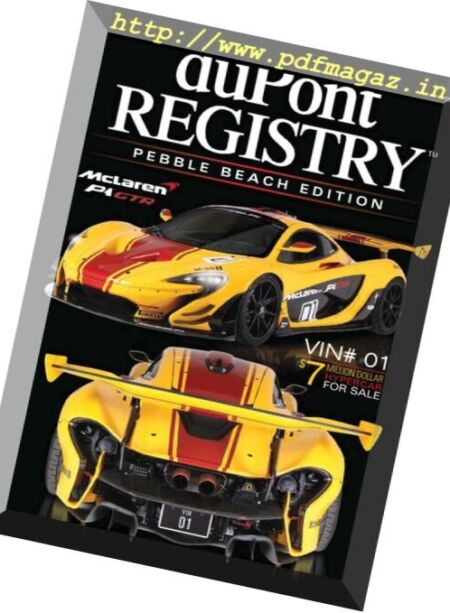 duPont Registry – September 2018 Cover