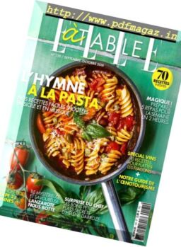 Elle a Table – septembre 2018