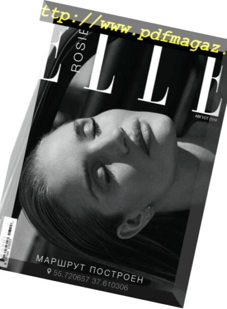 Elle Russia – August 2018 Cover