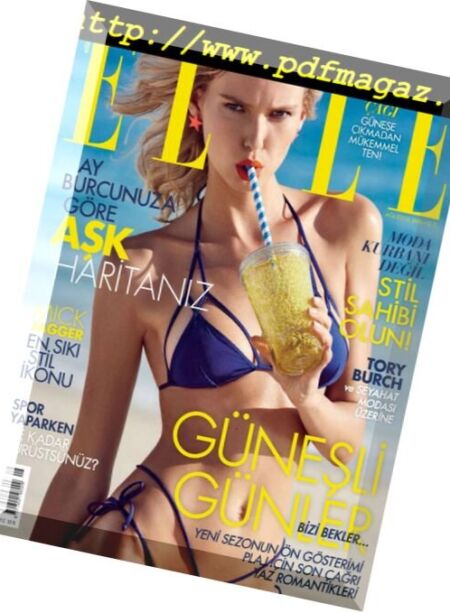 Elle Turkey – Agustos 2016 Cover