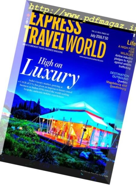 Express Travelworld – July 2016 Cover