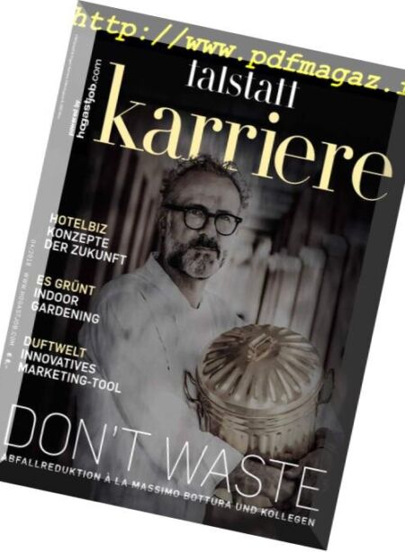Falstaff & Hogast Karriere – 7 September 2018 Cover