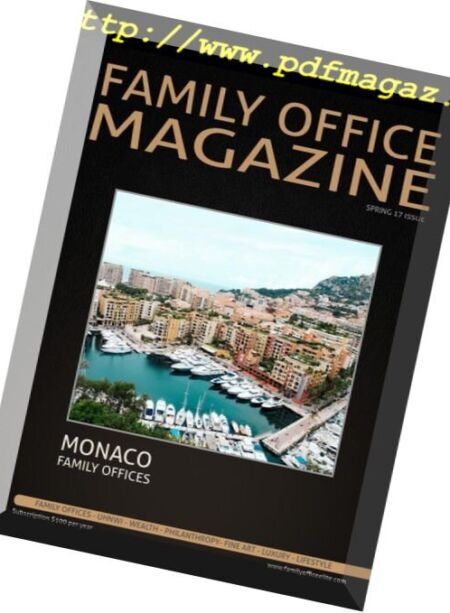 Family Office Elite – May 2017 Cover