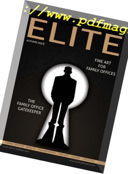 Family Office Elite – September 2016 Cover