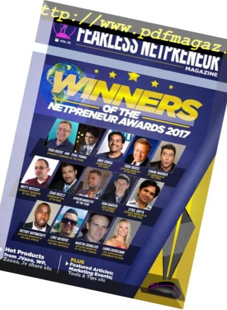 Fearless Netpreneur – February 2018 Cover