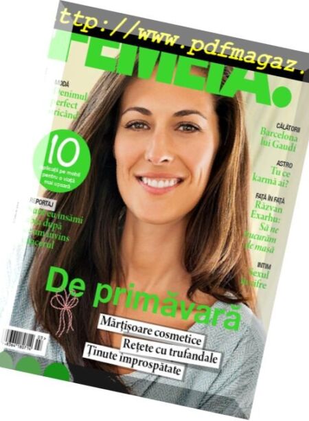 Femeia – martie 2017 Cover
