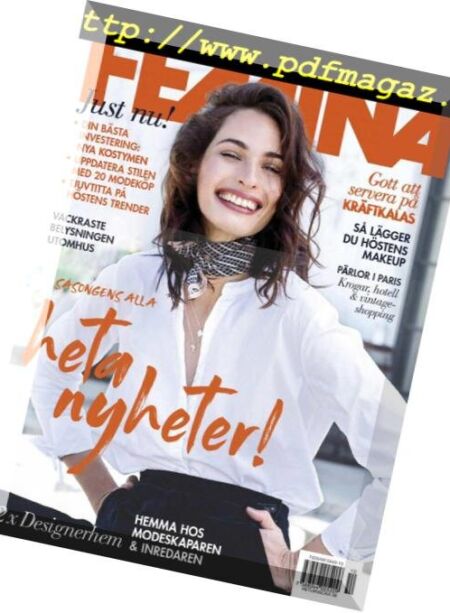 Femina Sweden – October 2018 Cover