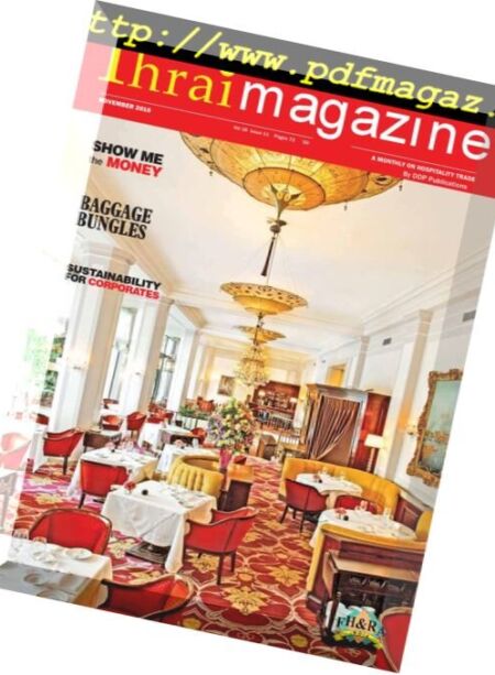 FHRAI Magazine – December 2016 Cover