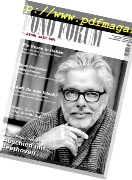 Fono Forum – August 2018 Cover