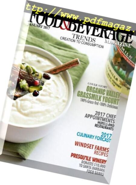 Food & Beverage – January 2017 Cover