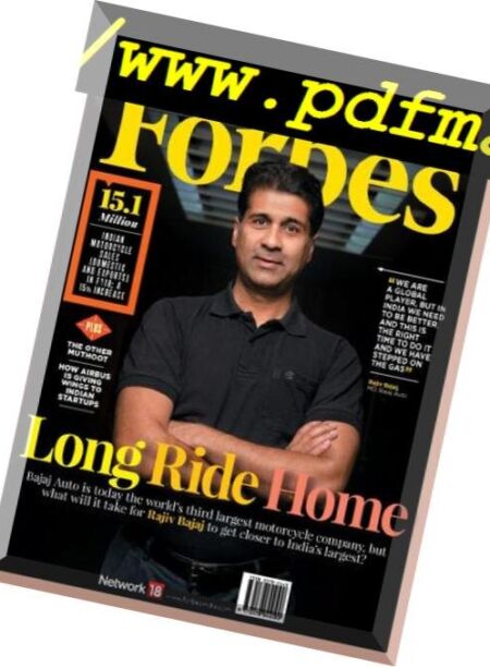 Forbes India – 29 September 2018 Cover