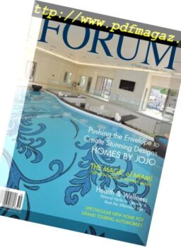 Forum Magazine – October-November 2015