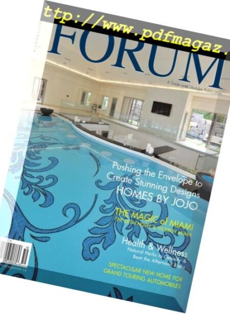 Forum Magazine – October-November 2015 Cover