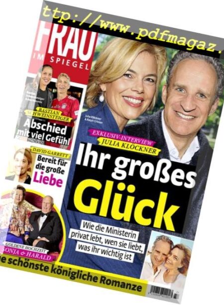 Frau im Spiegel – 5 September 2018 Cover