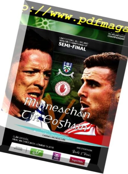 GAA Match Programmes – August 12, 2018 Cover