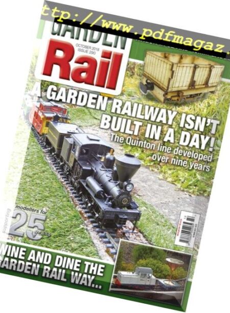 Garden Rail – October 2018 Cover