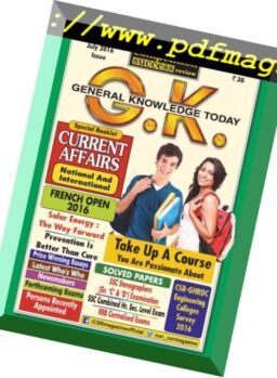 General Knowledge Today – June 2016