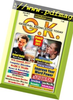 General Knowledge Today – June 2017