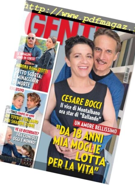 Gente Italia – 11 marzo 2018 Cover