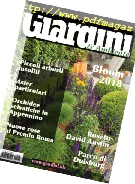 Giardini & Ambiente – agosto 29, 2018 Cover