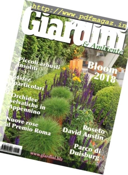 Giardini – settembre 2018 Cover