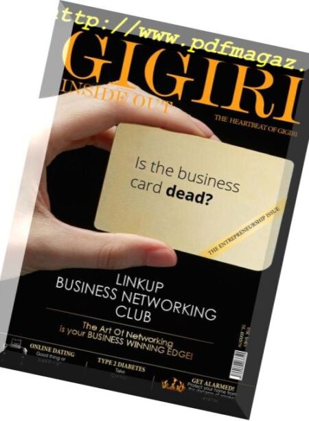 Gigiri Inside Out – August 2016 Cover