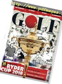 Golf Magazine France – octobre 2018