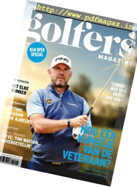 Golfers Magazine – augustus 2018 Cover