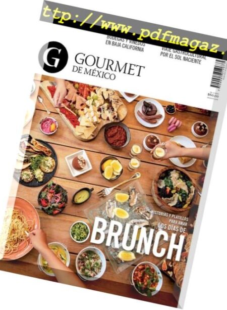 Gourmet de Mexico – agosto 2018 Cover
