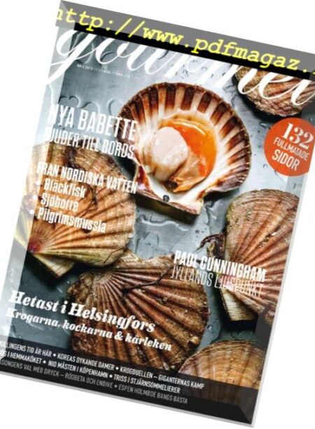 Gourmet Sverige – februari 2015 Cover