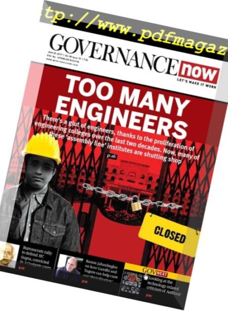 GovernanceNow – June 21, 2017 Cover