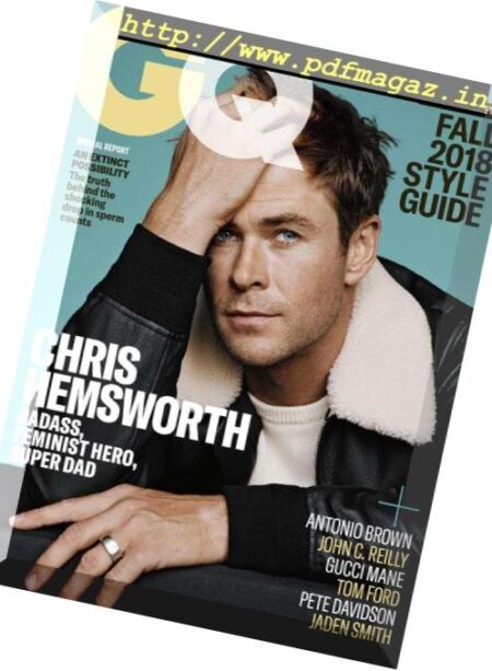 GQ USA – September 2018 Cover